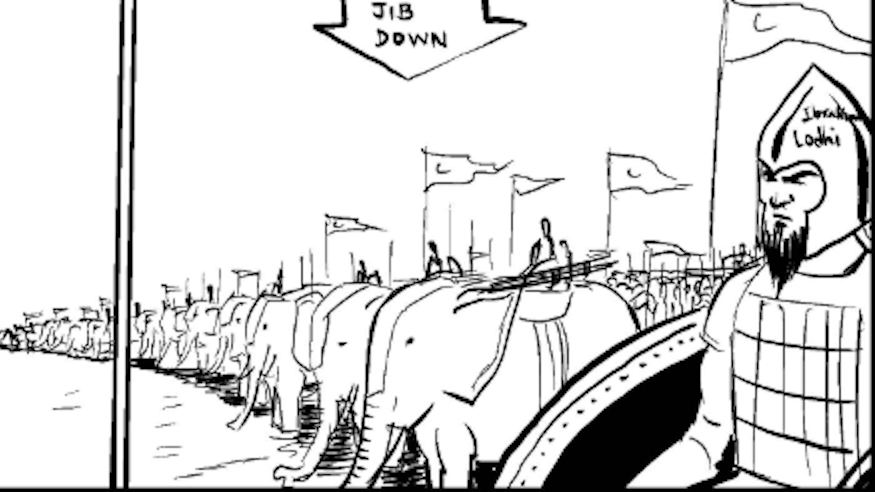 Planning for Battle — The Empire, lighting breakdown frame